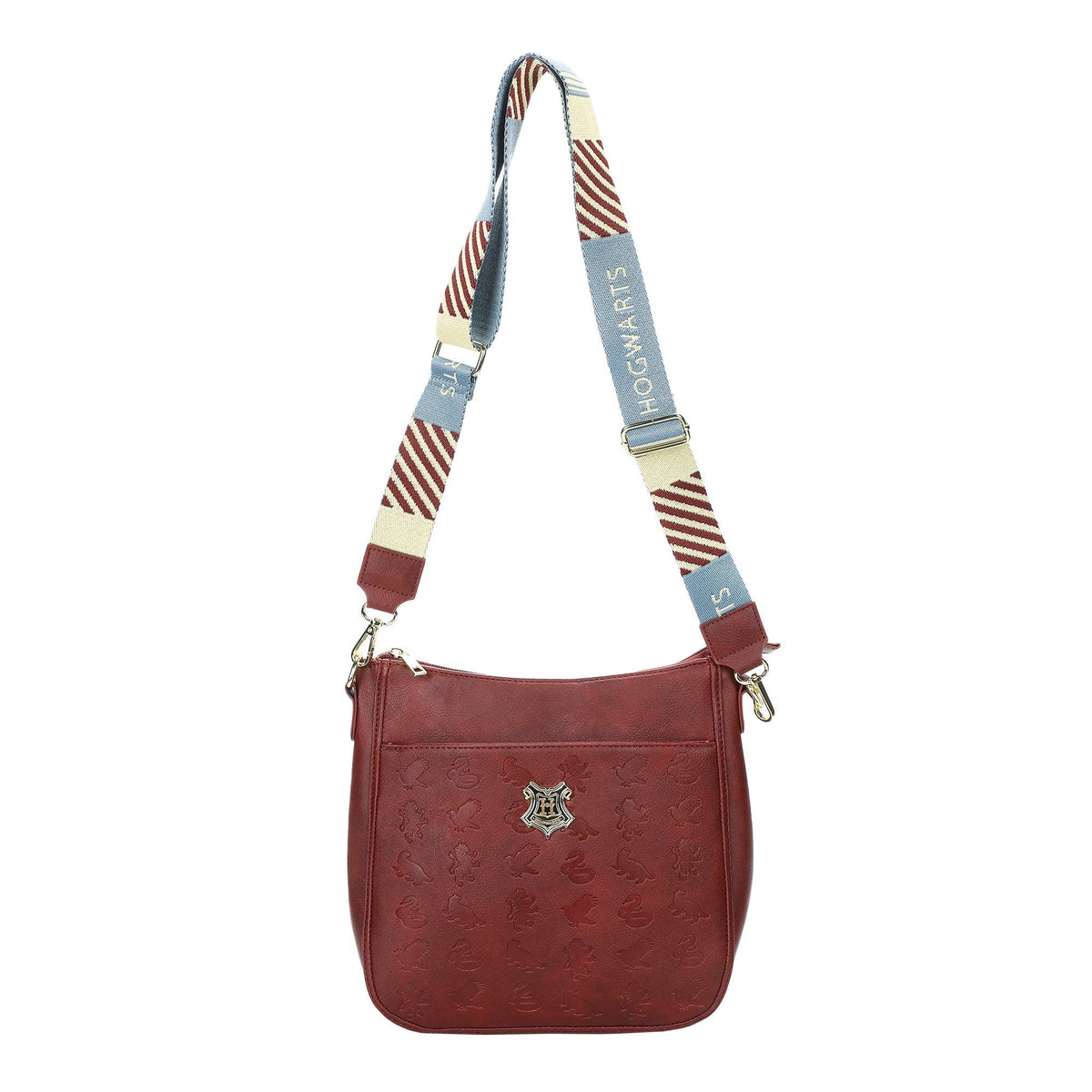 Harry Potter Hogwarts Crest 9.75" Women's Maroon Crossbody Bag