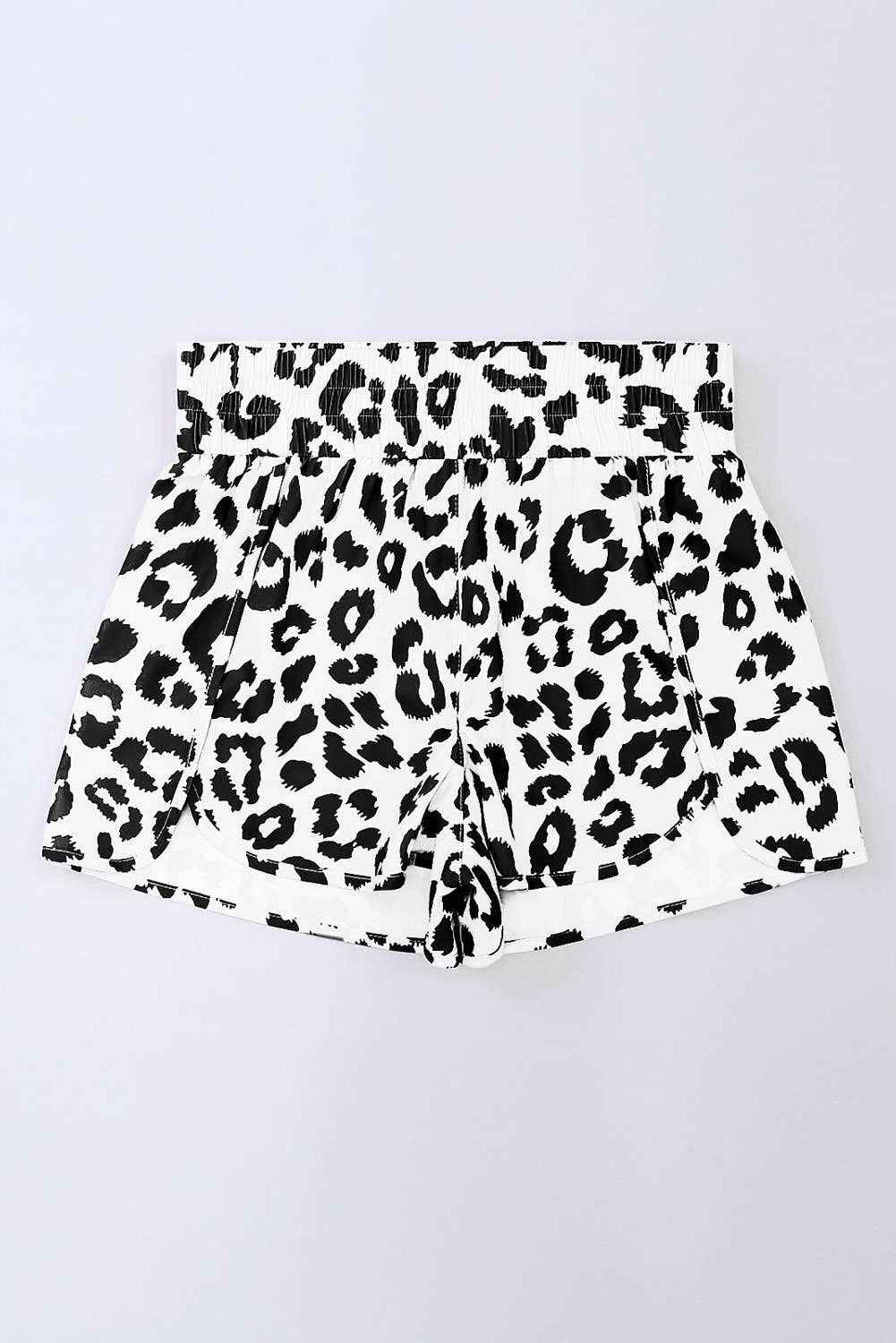 Leopard/Checkered Print High Waisted Athletic Shorts (S-XL)