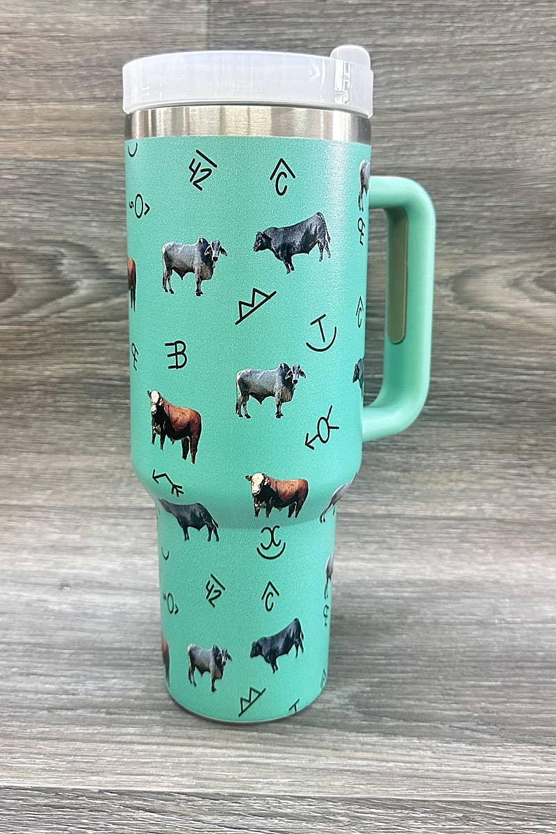 WESTER COW STAINLESS STEEL TUMBLERS CUP 40oz