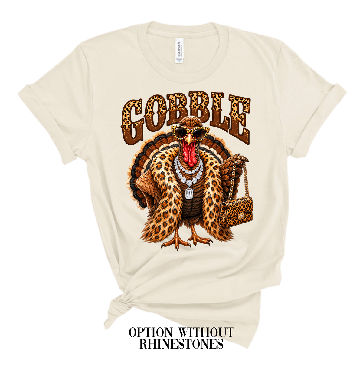 Turkey Glam Rhinestone Graphic Tee