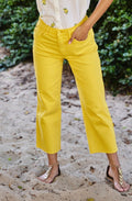Judy Blue Yellow Braided Capri