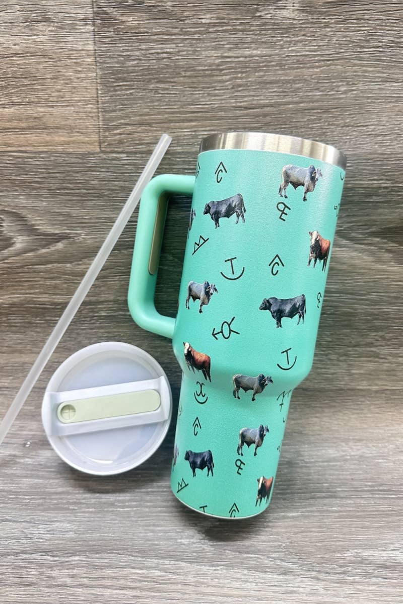 WESTER COW STAINLESS STEEL TUMBLERS CUP 40oz