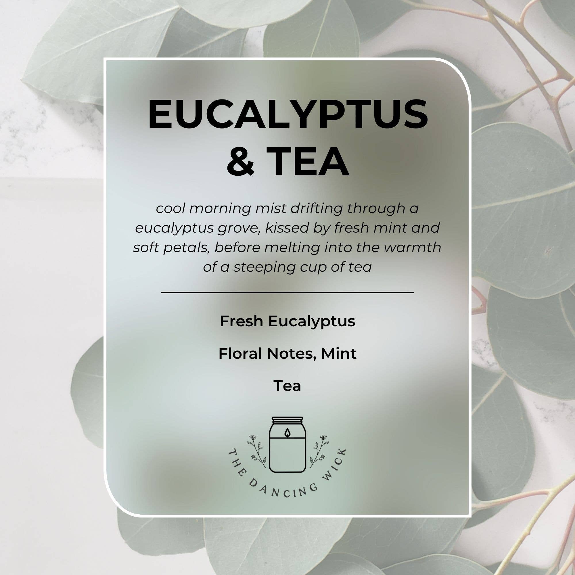 Thank You Gift Candle - Eucalyptus & Tea Scent