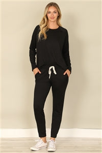 Black Jogger Set