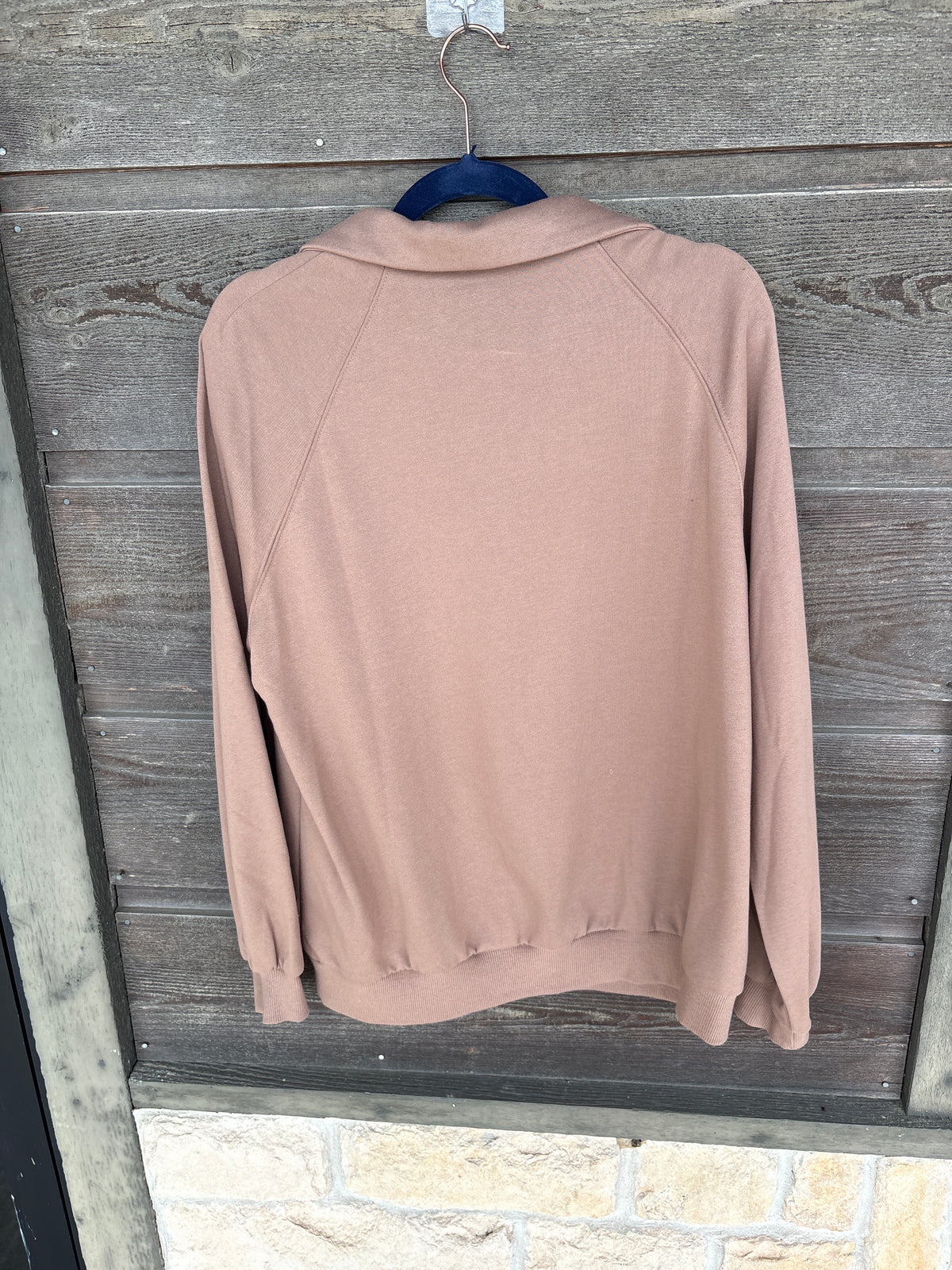 Orange Shine V-neck Pullover
