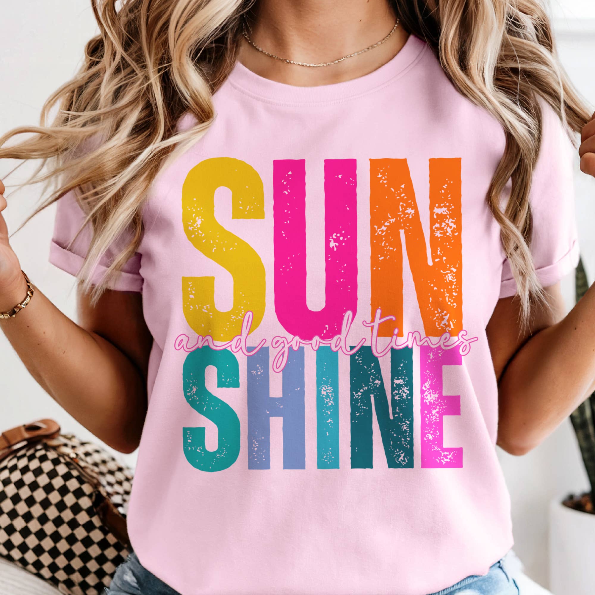 Summer Sunshine Bright Gift Shop Vacation Resort Graphic Tee