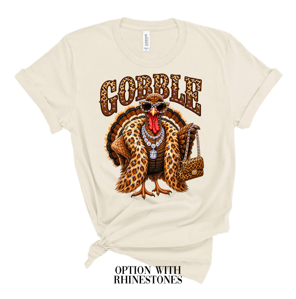 Turkey Glam Rhinestone Graphic Tee