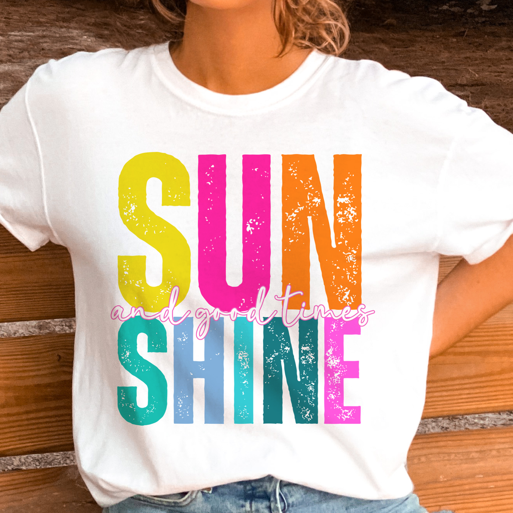 Summer Sunshine Bright Gift Shop Vacation Resort Graphic Tee