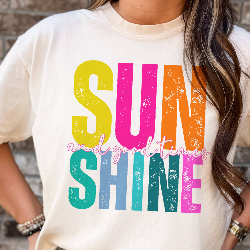 Summer Sunshine Bright Gift Shop Vacation Resort Graphic Tee