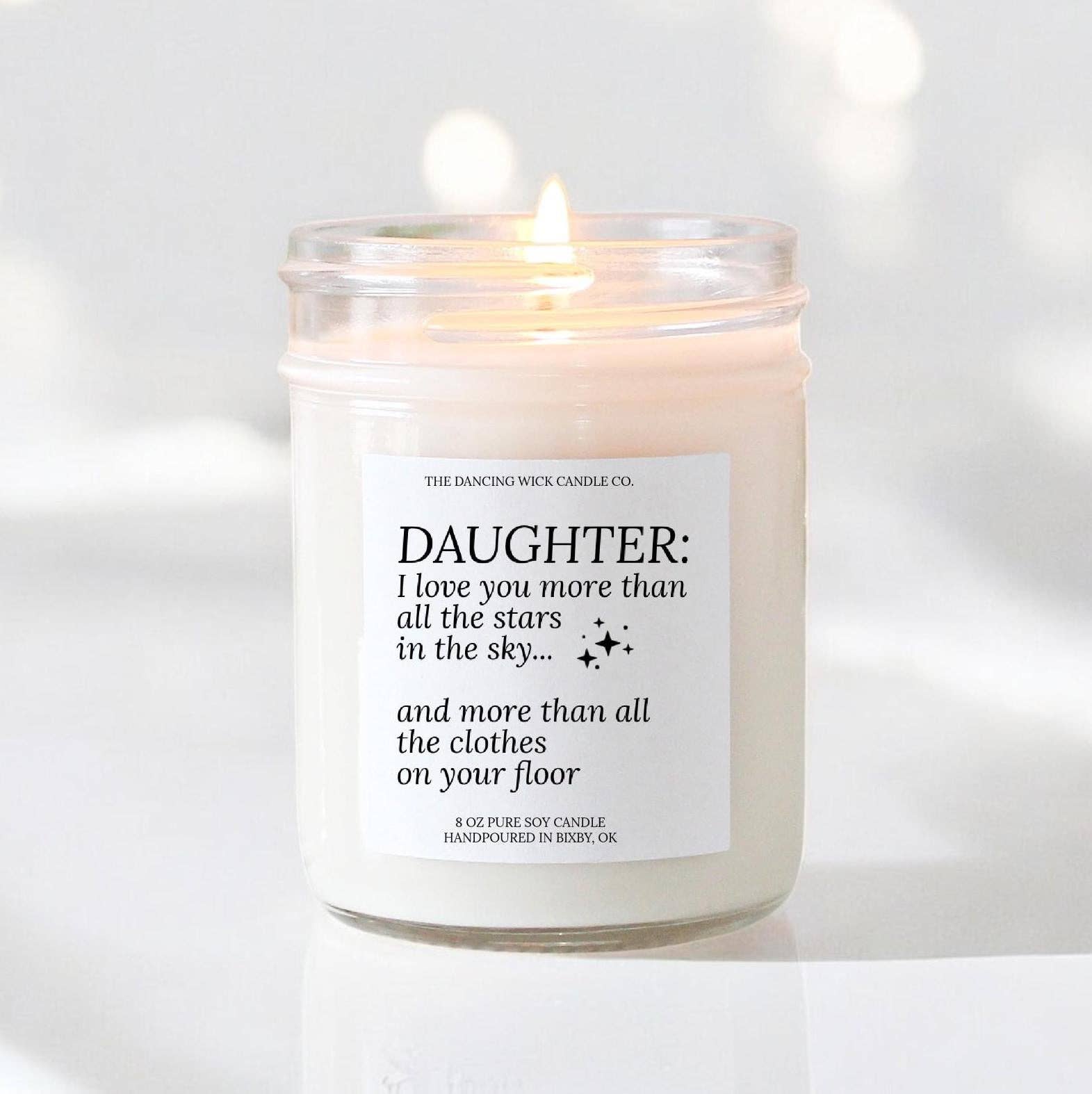 Funny gift for Daughter from Mom / Candle Gift