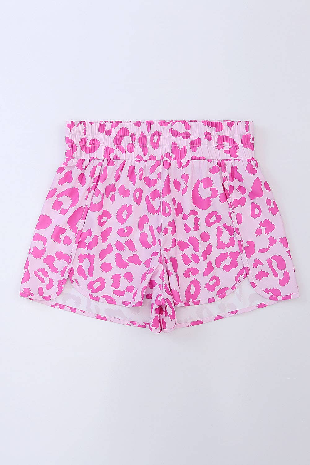 Leopard/Checkered Print High Waisted Athletic Shorts (S-XL)