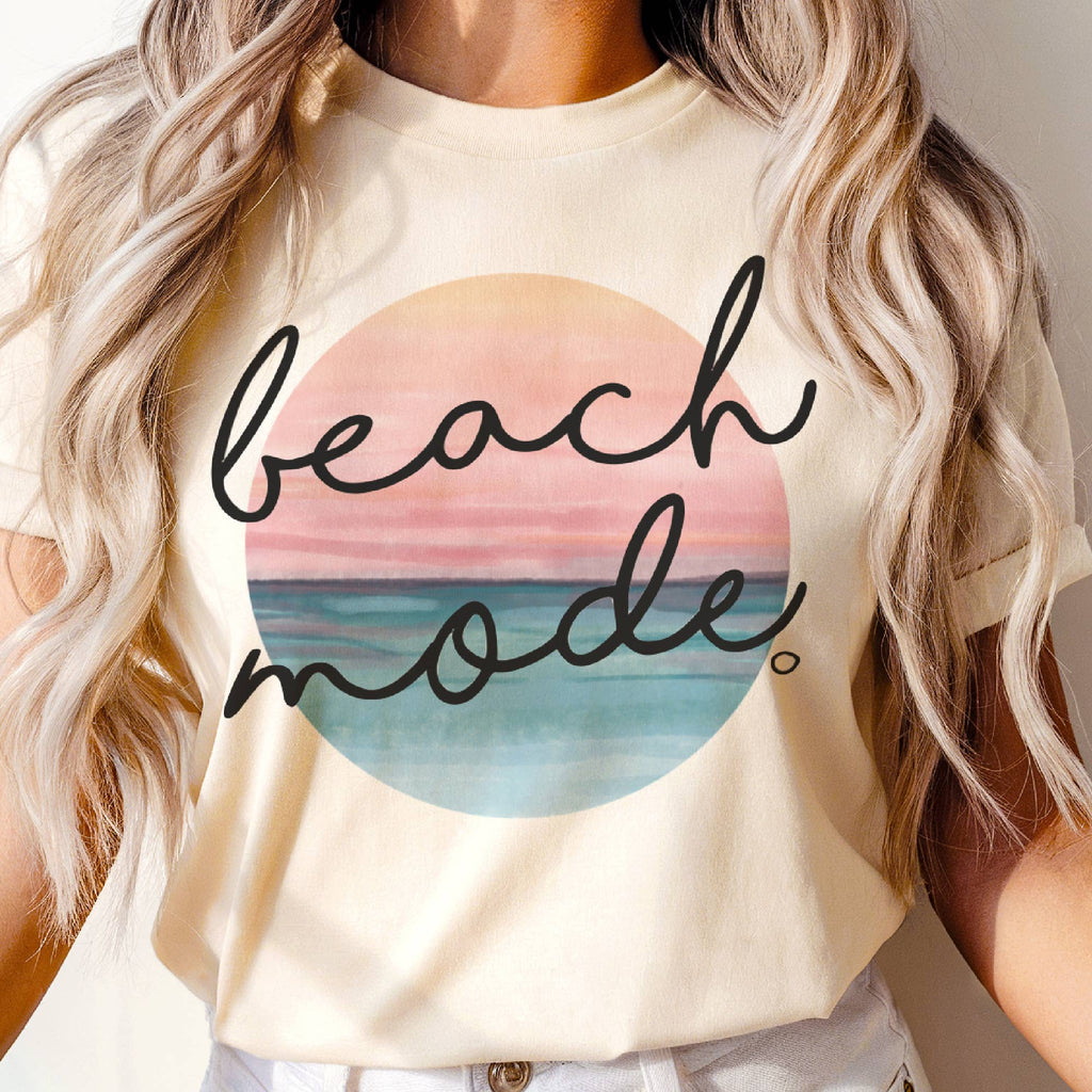 Beach Mode Ocean Resort Coastal Club Vacation Graphic Tee