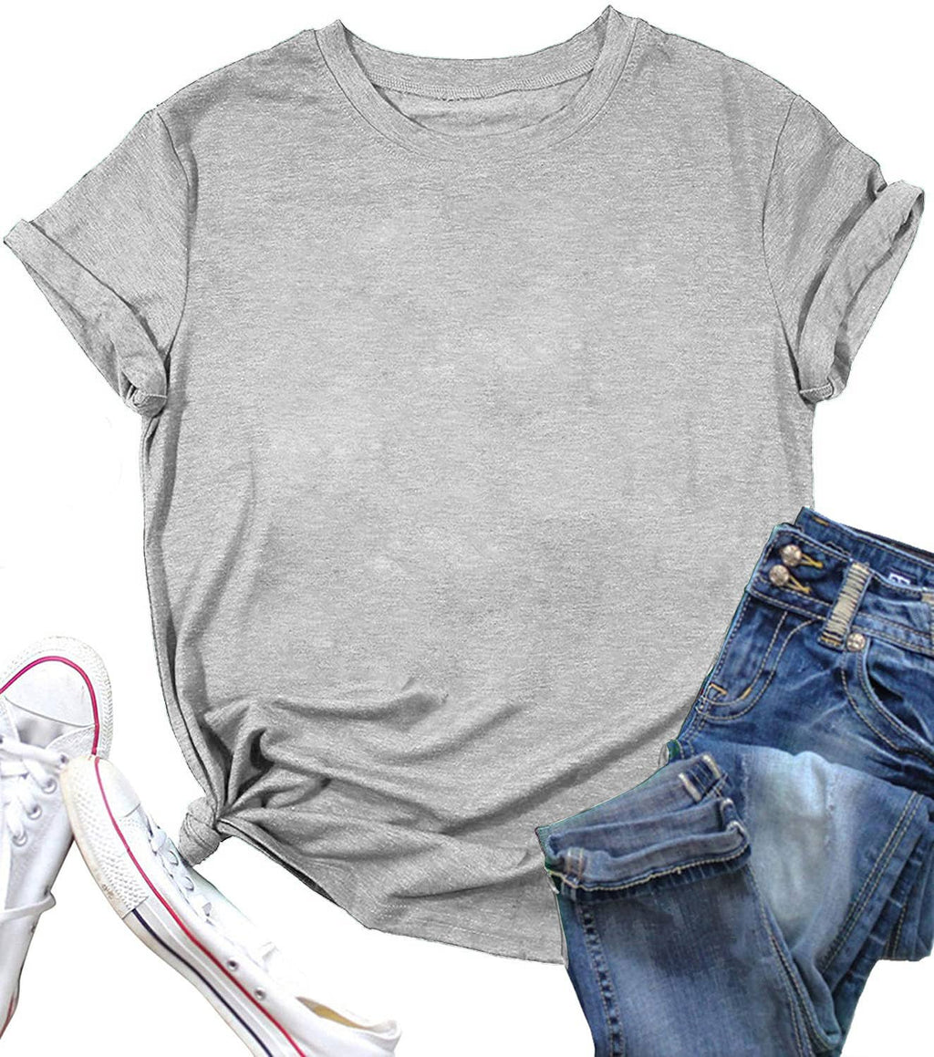 LOOSE SOLID COLOR SHORT SLEEVED T SHIRT_CWTTS0747