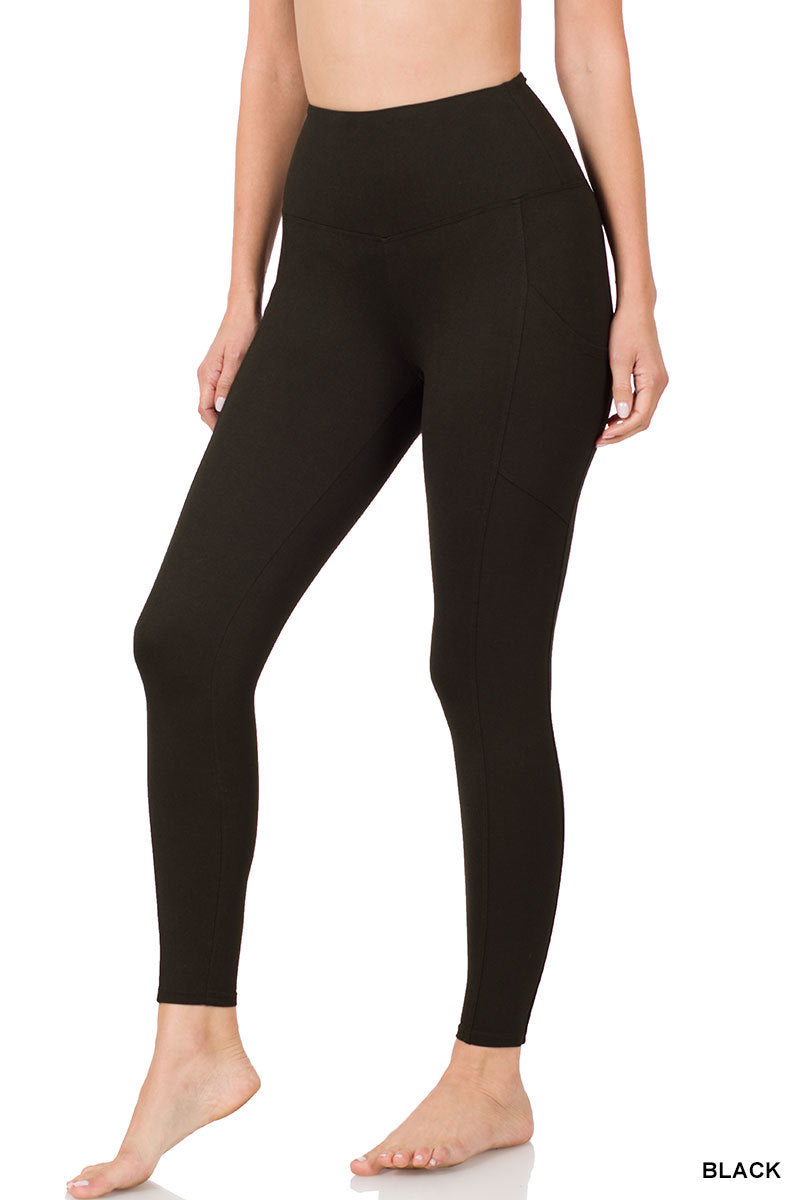 Zenana Microfiber Full Length Leggings