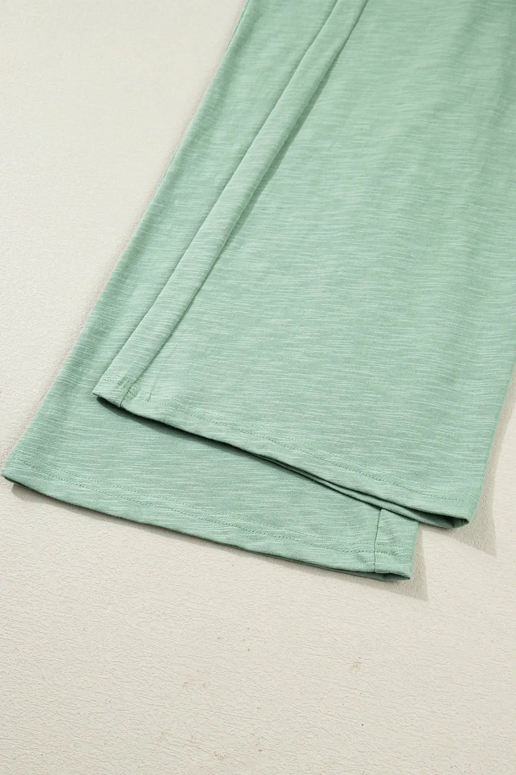 Short Sleeve Tee Raw Seam Patch Pocket Drawstring Pants Set