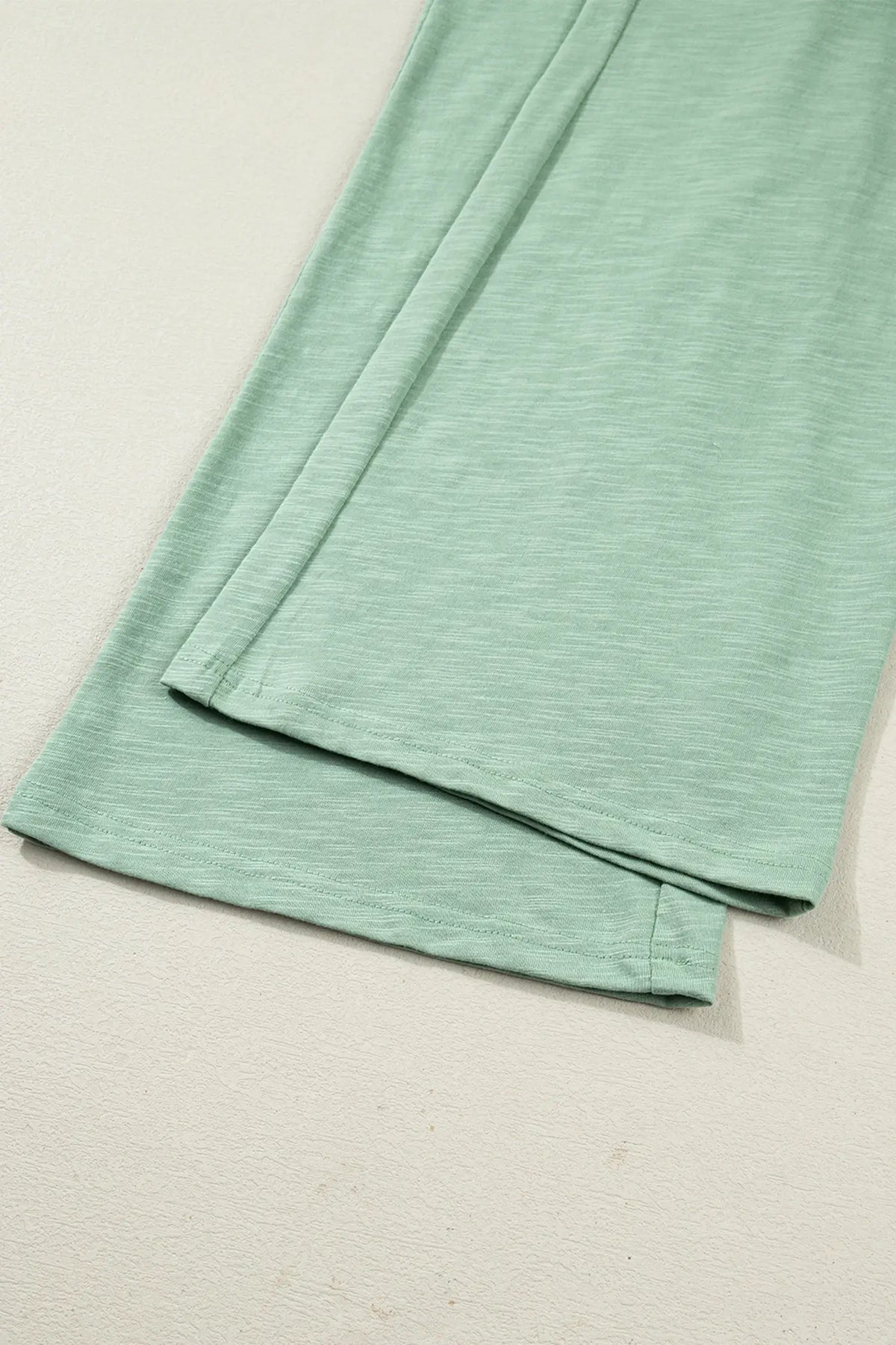 Short Sleeve Tee Raw Seam Patch Pocket Drawstring Pants Set