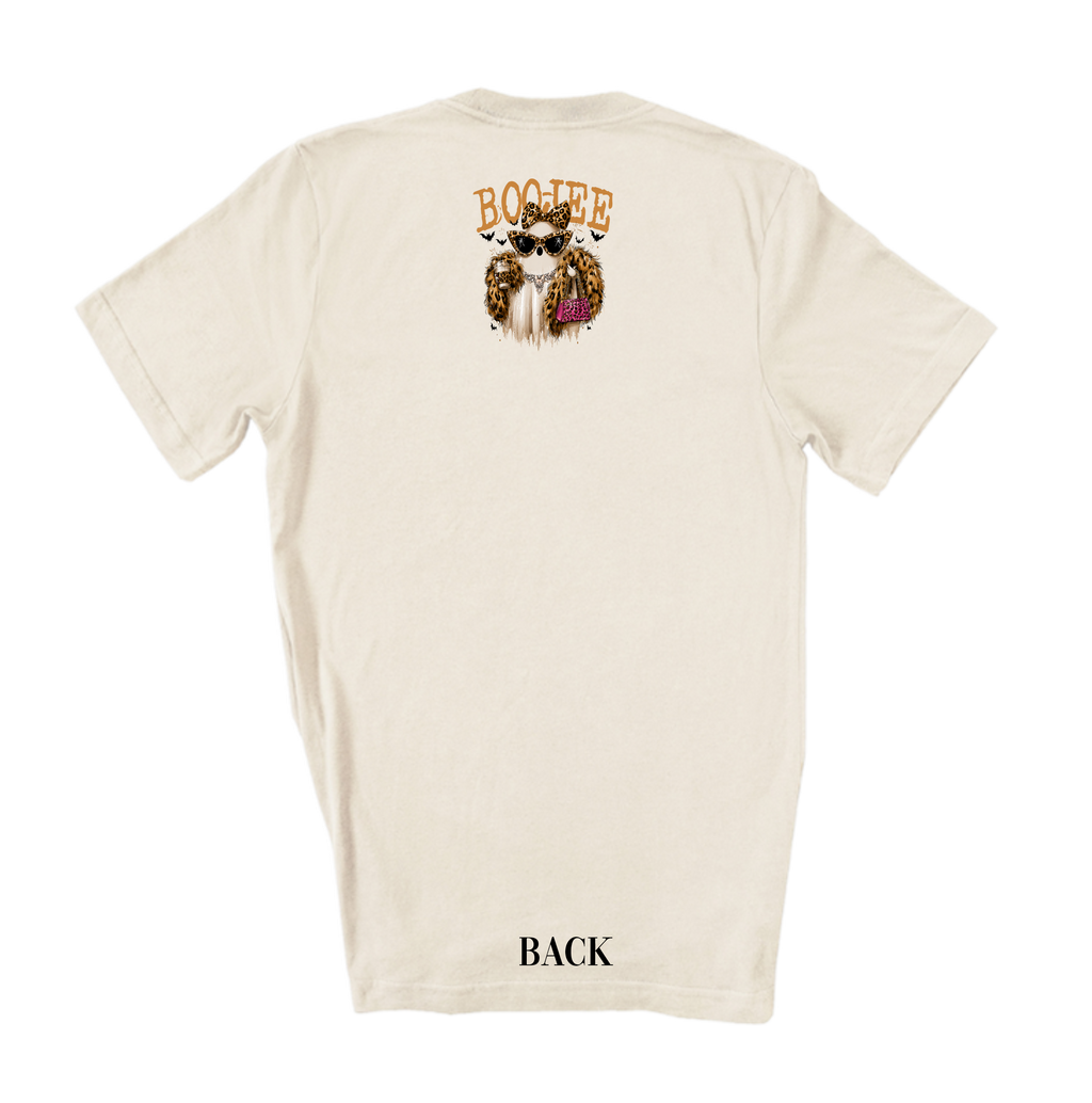 Boo-Jee Ghost Blingy Rhinestone Graphic Tee