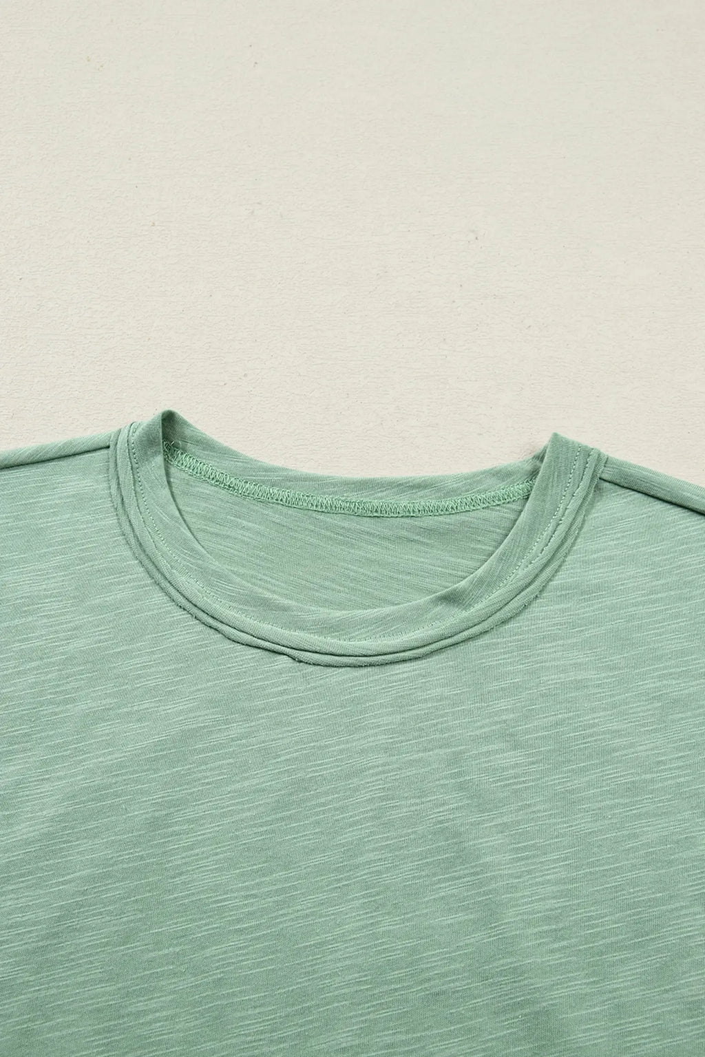 Short Sleeve Tee Raw Seam Patch Pocket Drawstring Pants Set