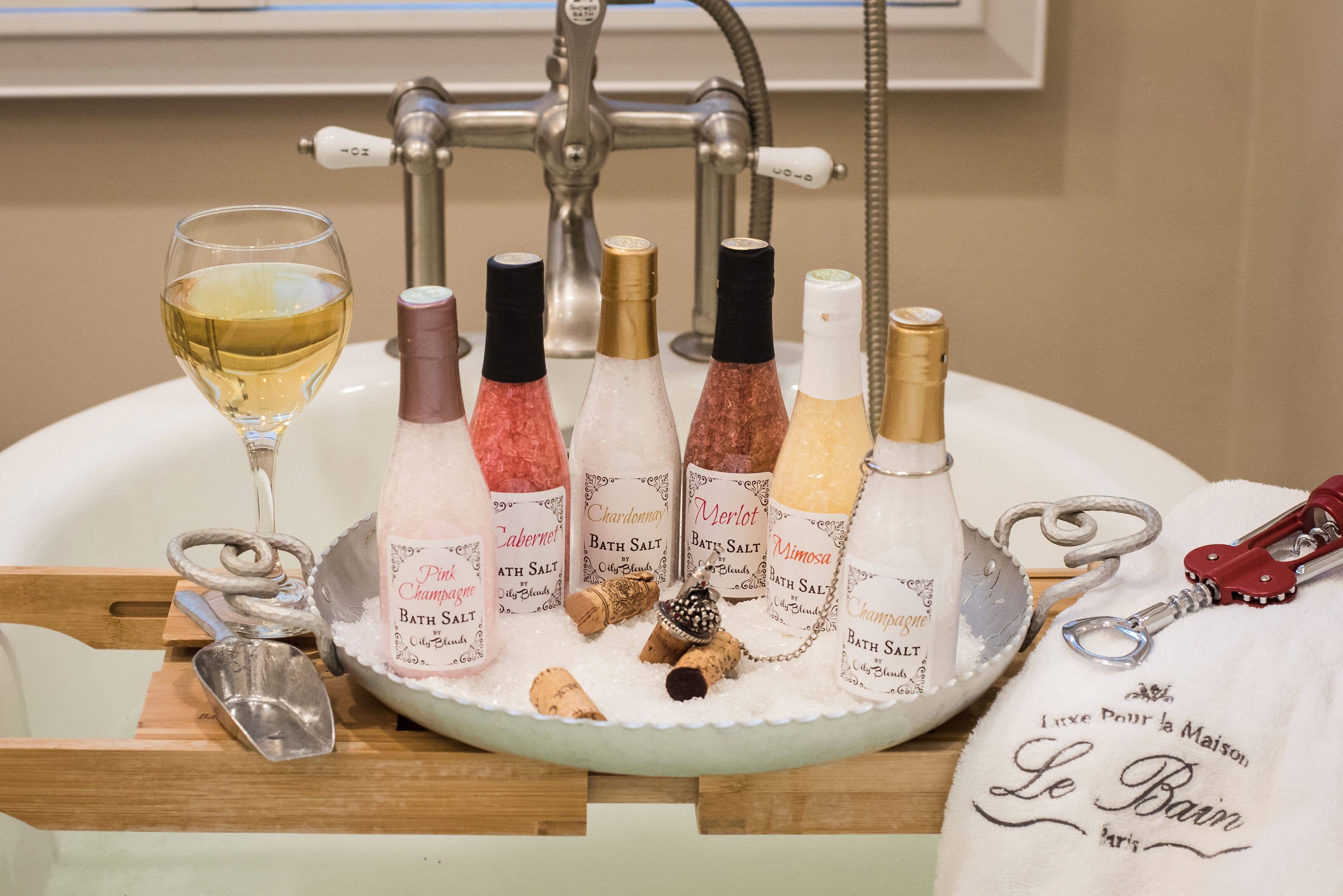 Wine Scented Bath Salts Made in the USA