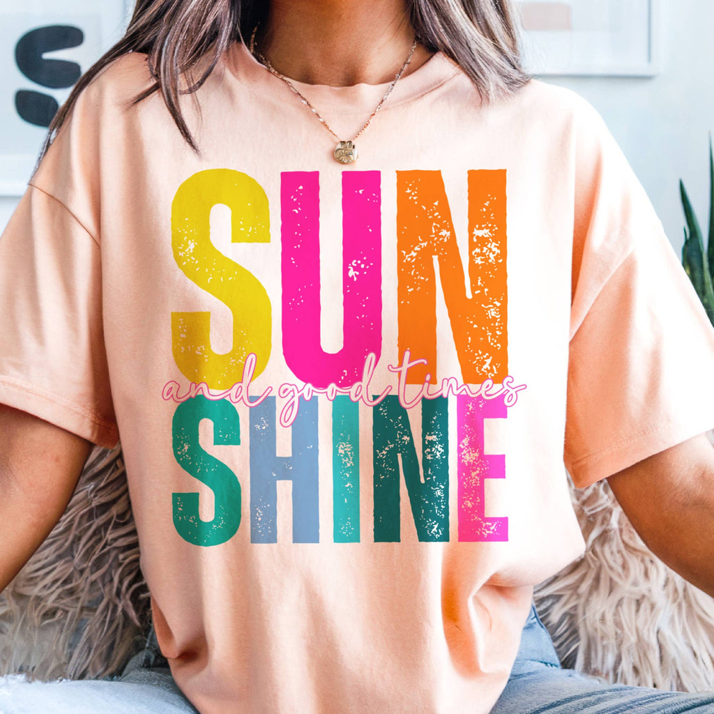 Summer Sunshine Bright Gift Shop Vacation Resort Graphic Tee