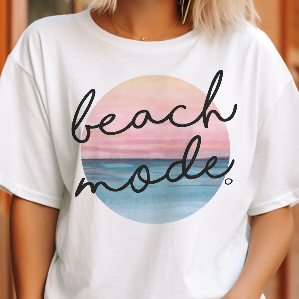 Beach Mode Ocean Resort Coastal Club Vacation Graphic Tee